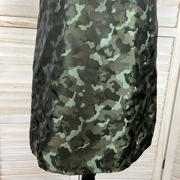 SEN Puff Sleeve Camo Mini Dress Medium - Picture 4 of 14